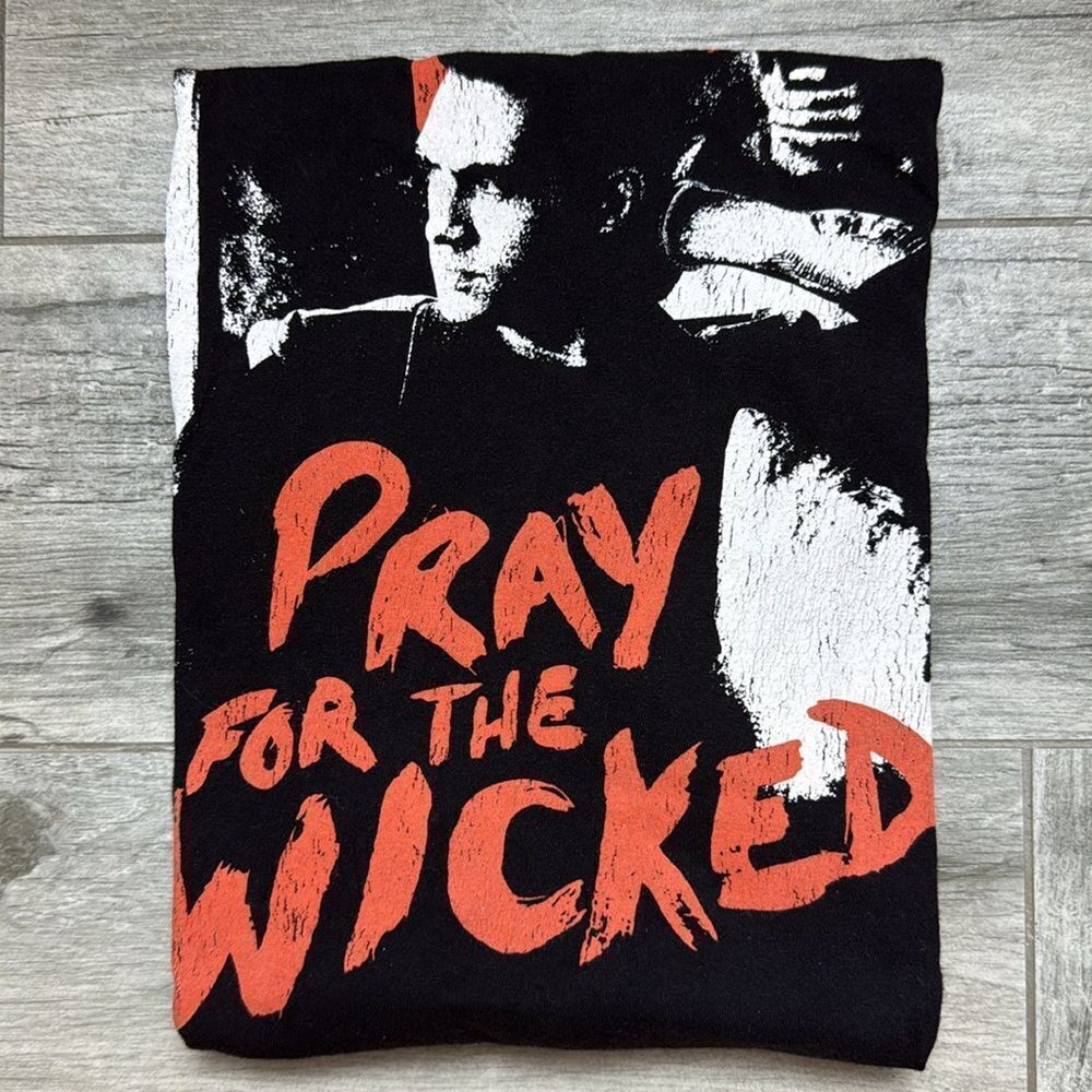 Panic at the Disco Mens Black Pray for the Wicked Band Shirt Size Medium